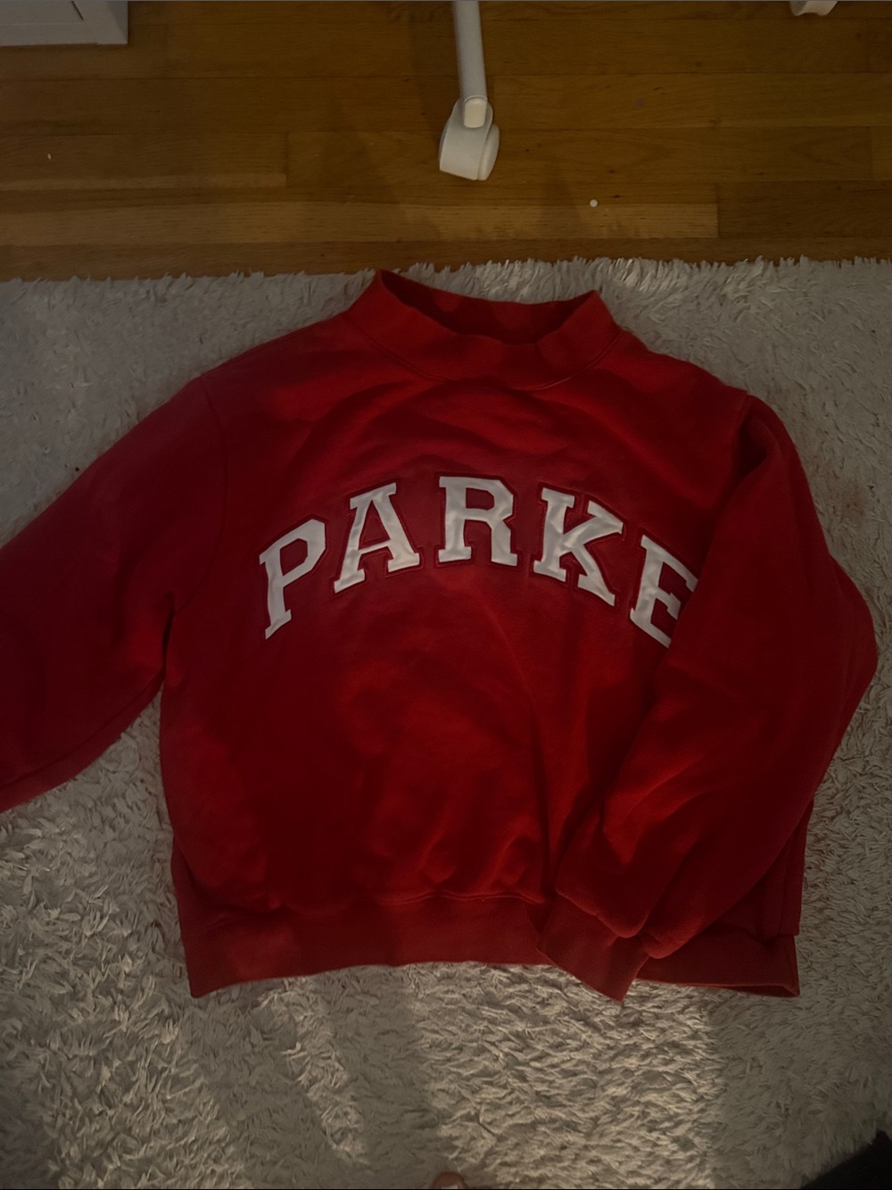PARKE Red mockneck